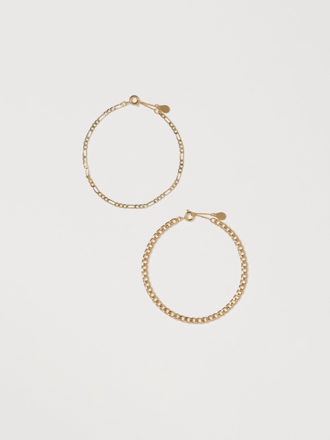 

H&M Women 2-Pack Gold-Plated Bracelets