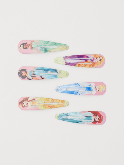 

H&M Girls Multicoloured 6-Pack Hair Clips, Multi