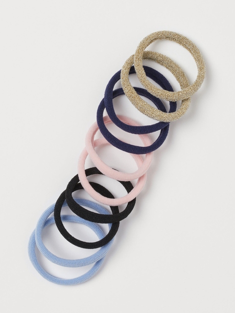 

H&M Blue & Black 10-Pack Hair Elastics
