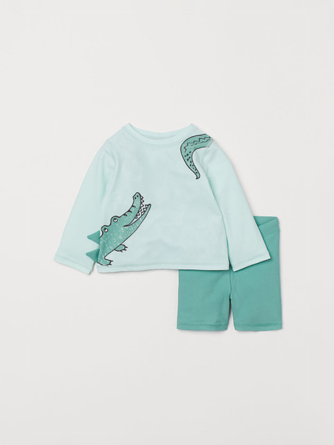 

H&M Kids Green UPF 50 Swim Set