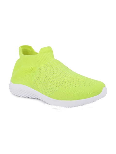 

FAST TRAX Men Fluorescent Green Woven Design Oxfords Casual Shoes