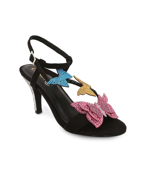 

CHINI C Women Multicoloured Embellished Heels, Multi