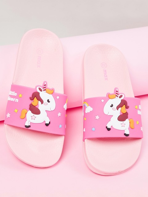 

max Girls Pink Comfort Sandals