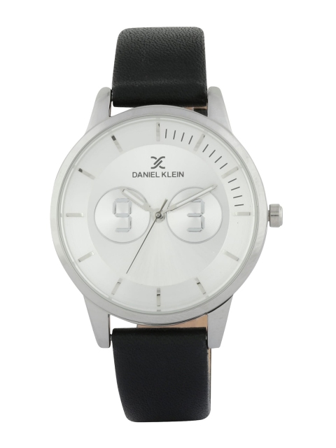 

Daniel Klein Women Silver-Toned & Black Analogue Watch DK11562-1