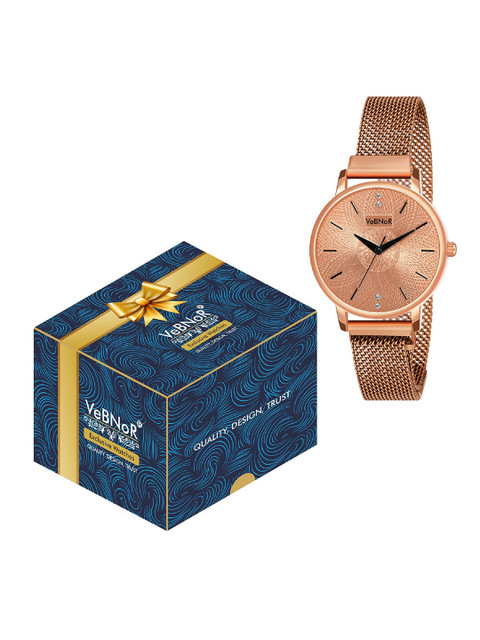 

VeBNoR Girls Rose Gold Analogue Watch WT 143 ROSE GOLD (1)