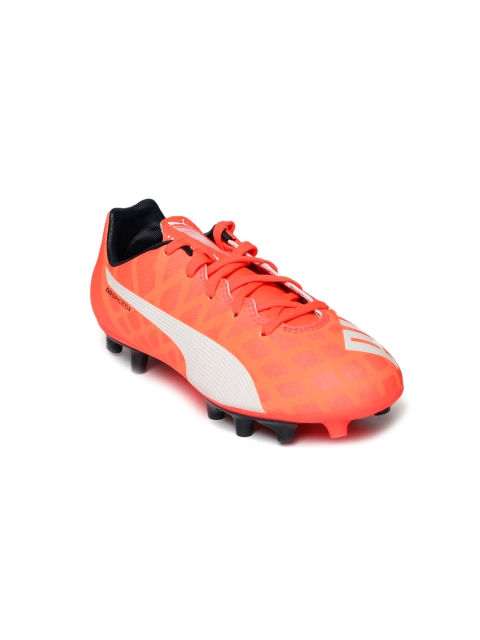 

PUMA Kids Neon Orange evoSPEED 5.4 FG Football Shoes