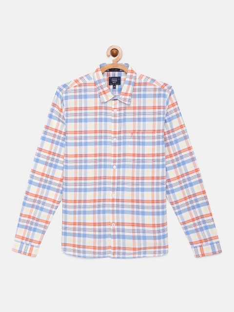 

Indian Terrain Boys Multi Checked Pure Cotton Casual Shirt