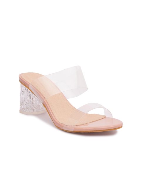 

Sole To Soul Women Transparent Solid Mules