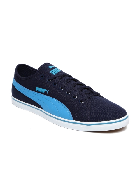 

PUMA Men Navy Elsu V2 Sneakers, Navy blue