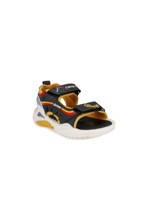 

Campus Unisex Kids Grey & Yellow Comfort Sandals