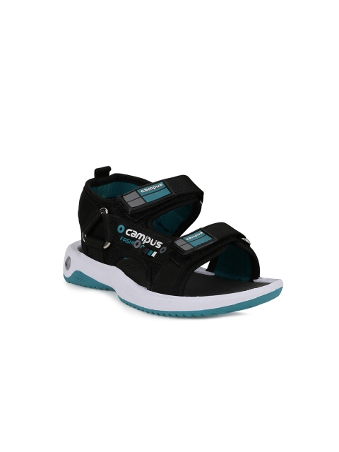 

Campus Unisex Kids Black & Blue Comfort Sandals