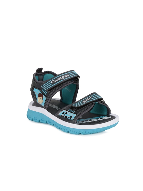

Campus Kids Grey & Blue Ben 10 Sports Sandals
