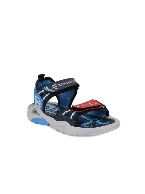 

Campus Unisex Kids Navy Blue & Red Comfort Sandals