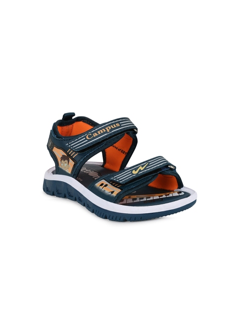 

Campus Kids Navy Blue & Orange Ben 10 Sports Sandals