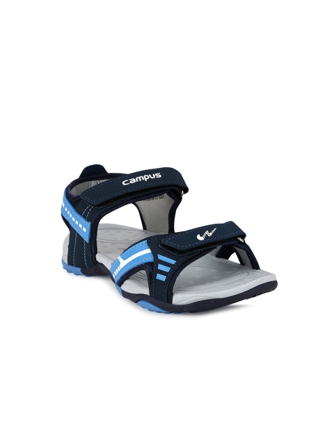 

Campus Unisex Kids Navy Blue & Grey Comfort Sandals