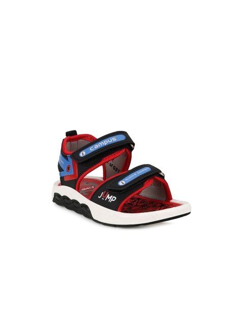 

Campus Unisex Kids Black & Red Comfort Sandals