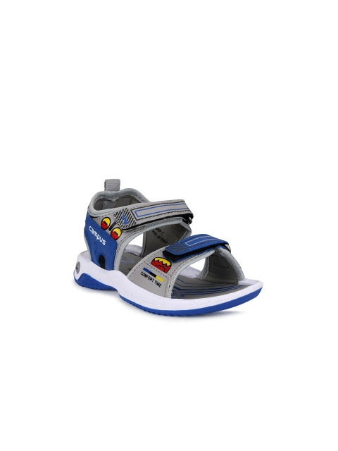 

Campus Unisex Kids Grey & Blue Comfort Sandals