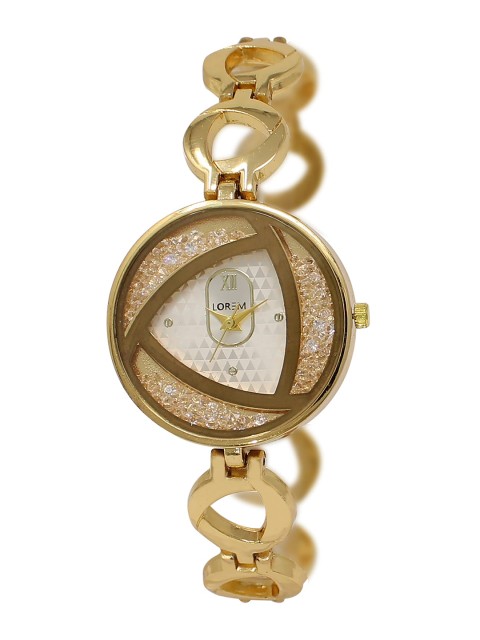 

LOREM Women Gold-Toned Analogue Watch LR239