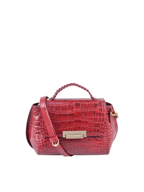 

Hidesign Red Textured Handheld Bag