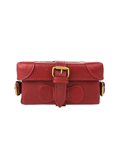 

Hidesign Women Red Textured Sling Bag