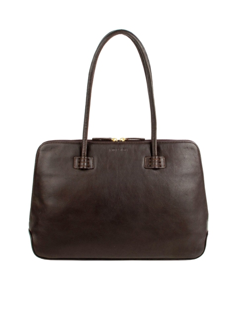 

Hidesign Brown Solid Leather Shoulder Bag