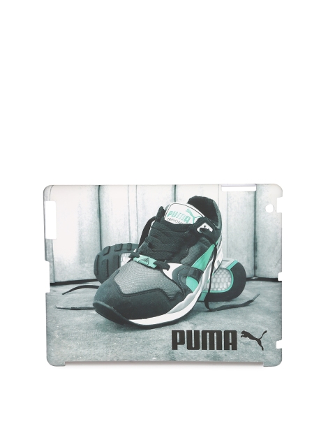 

PUMA Unisex Grey Bytes Trinomic Graphic Print Tablet Case