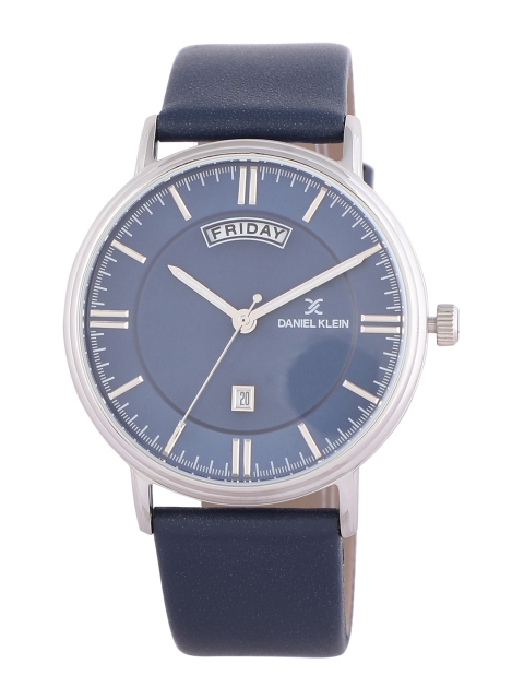 

Daniel Klein Men Blue Analogue Watch DK.1.12258-3