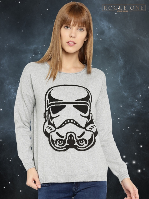 

Storm Trooper Women Grey Sweater