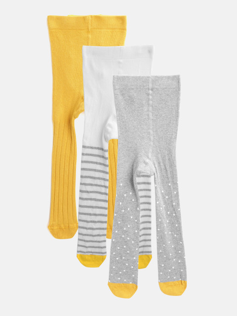 

Marks & Spencer Infant Girls Pack of 3 Cotton Stockings, Yellow