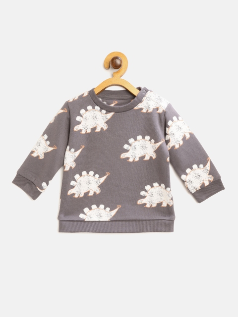 

Marks & Spencer Kids Grey & White Dinosaur Print Cotton Sweatshirt