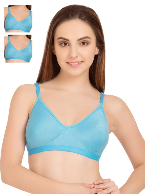 

Tweens Pack of 3 Turquoise Blue T-shirt Bras TW265T