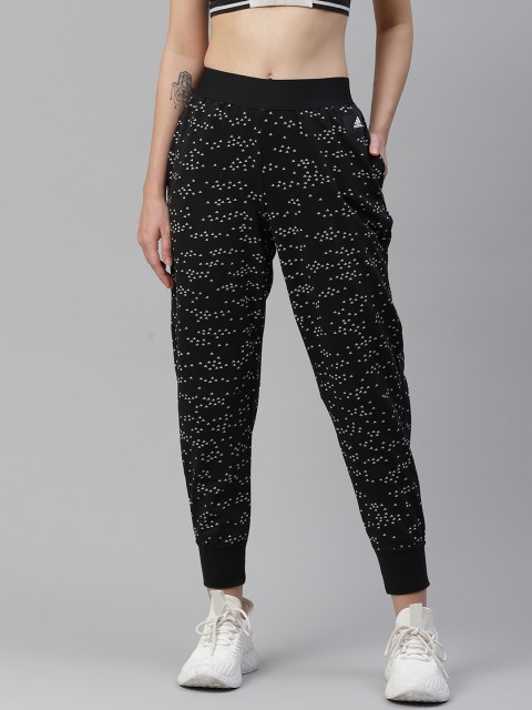 

ADIDAS Women Black & White Sport Inspired Winners All Over Print Joggers