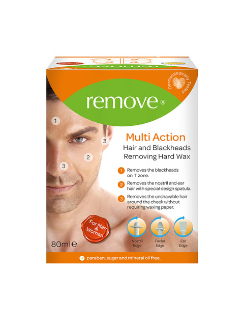 

Remove Multi Action Hair & Blackheads Removing Hard Wax 80 ml, Orange
