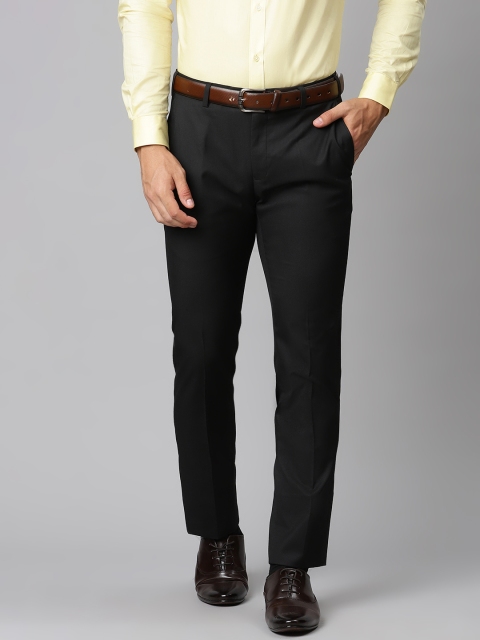 

Raymond Men Black Slim Fit Formal Trousers