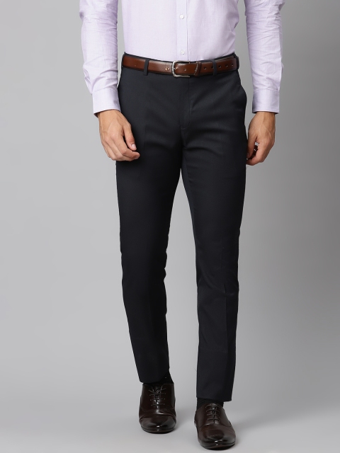 

Raymond Men Navy Blue Slim Fit Formal Trousers