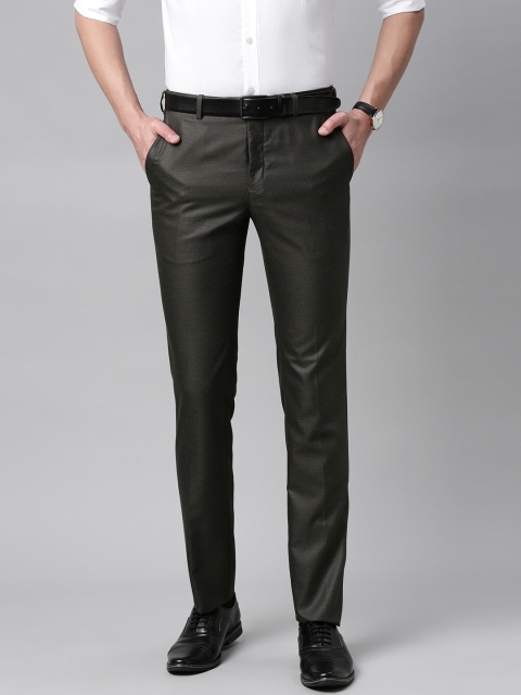 

Raymond Men Brown Slim Fit Formal Trousers