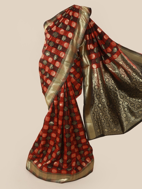 

Pothys Multicoloured Woven Design Art Silk Saree, Multi