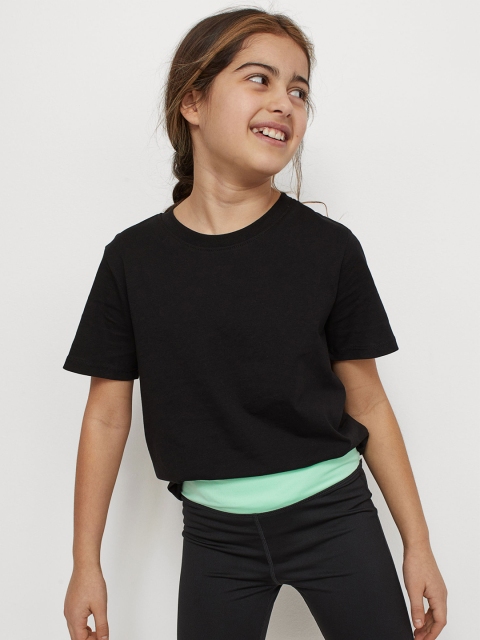 

H&M Girls Black Cycling Shorts