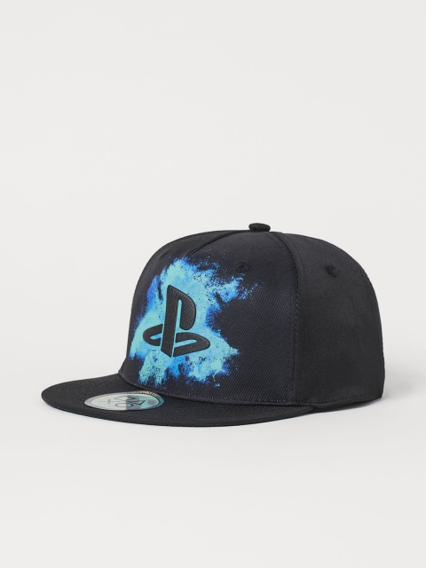 

H&M Boys Black Printed Motif-Detail Cap