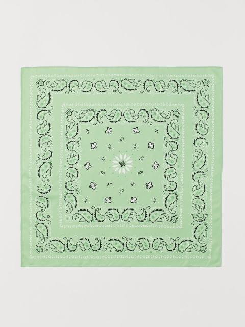

H&M Women Green Printed Scarf/Hairband