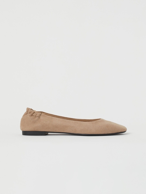 

H&M Women Beige Ballet Pumps