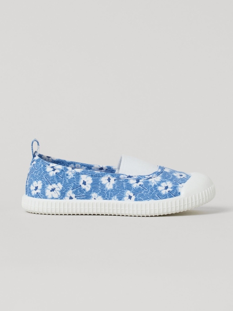 

H&M Girls Blue Printed Ballerina Trainers