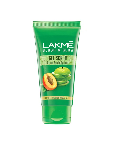 

Lakme Green Apple Apricot Gentle On Skin Deep Cleansing Gel Scrub 100 g