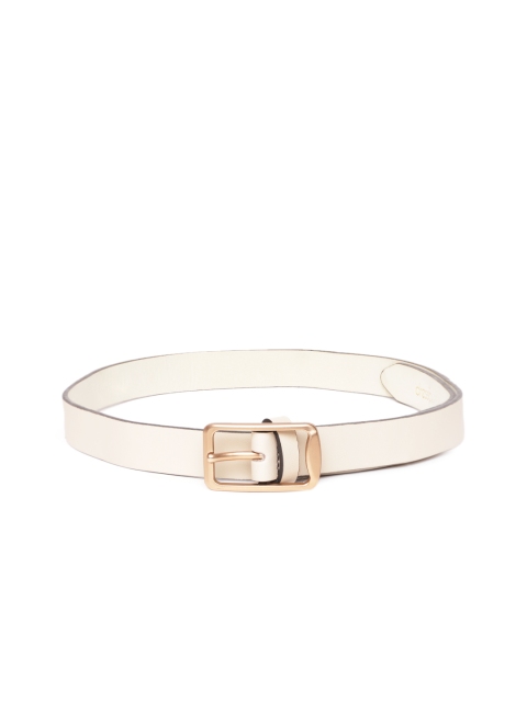 

DressBerry Women Off-White Solid Belt