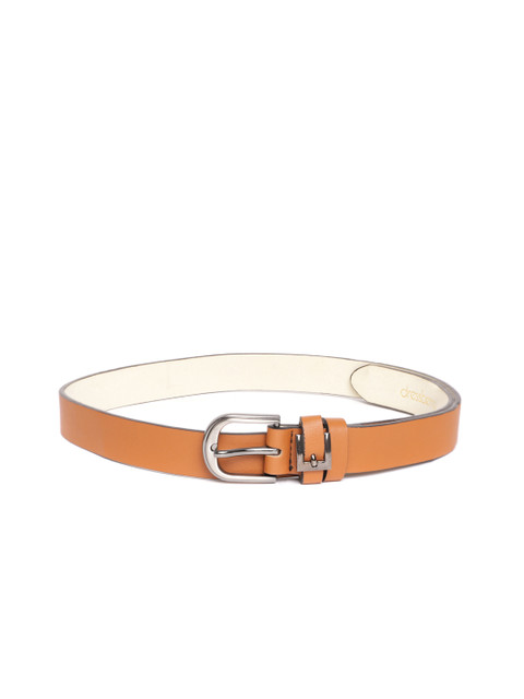 

DressBerry Women Tan Brown Solid Belt