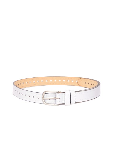 

DressBerry Women Light Grey Cut Work Belt