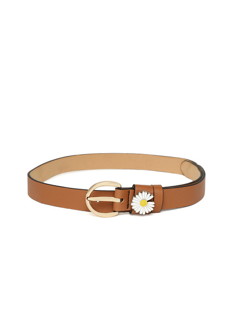 

DressBerry Women Tan Brown Solid Belt