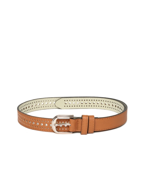 

Mast & Harbour Women Tan Brown Cut Out Belt