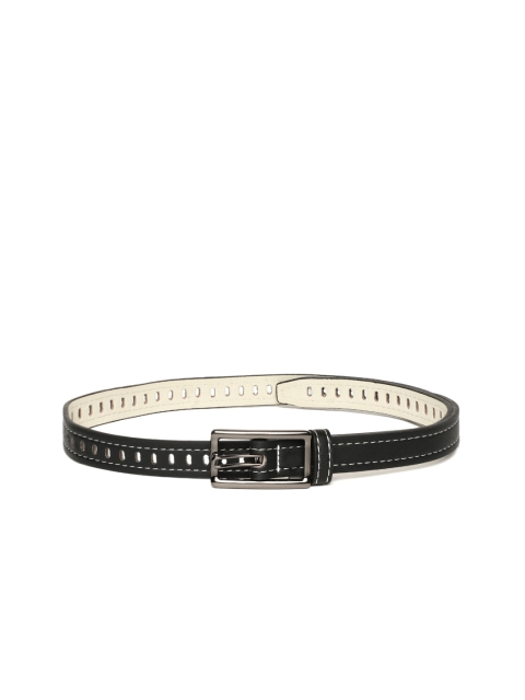 

Mast & Harbour Women Black Cut Out Belt