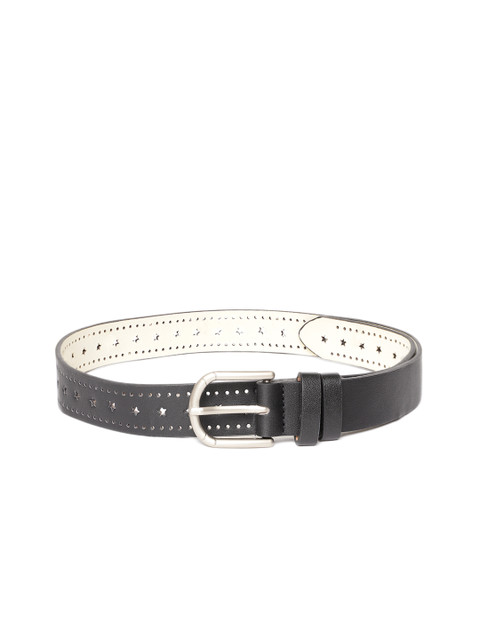 

DressBerry Women Black Cut Work Belt